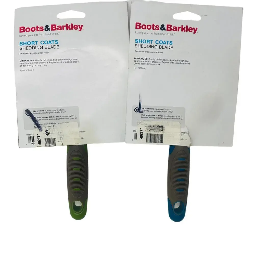 Boots & Barkley Short Coats Shedding Blade (1 Brush) for grooming Dog Pet